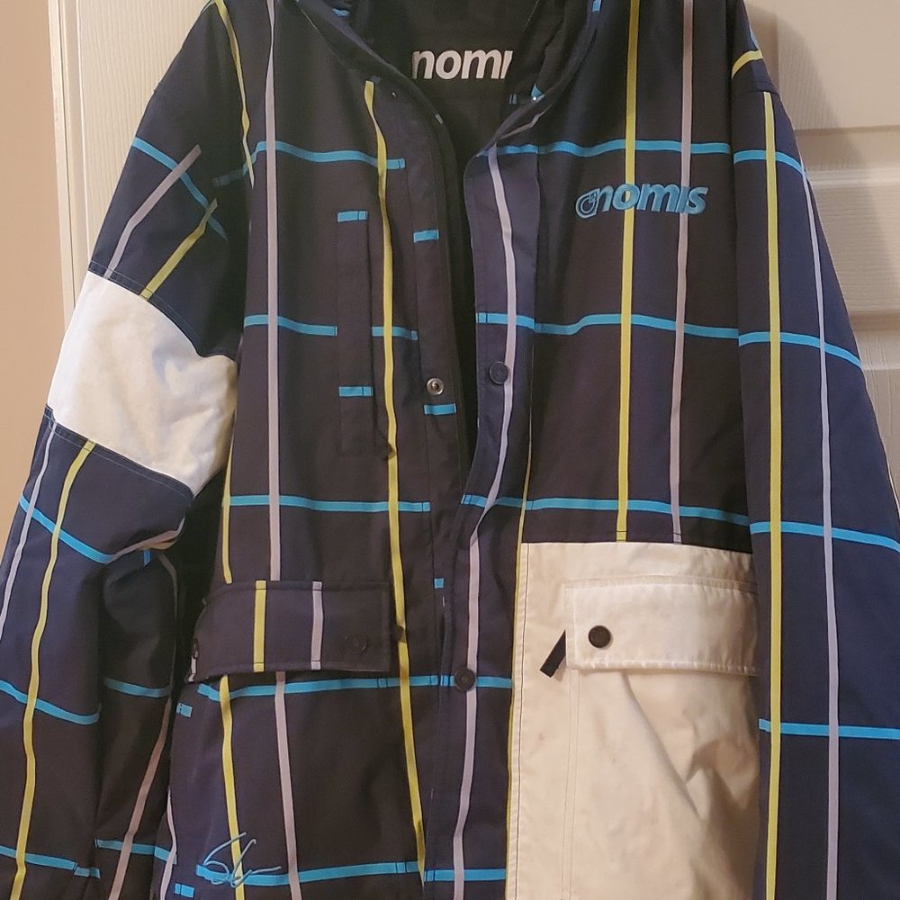 Mens Nomis navy snowboard ski jacket size L